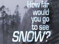 Adventure drive amidst snow-clad mountains