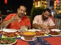 Rocky, Mayur go munching in Mangalore