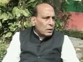 Video : We want a smooth Parliament session, but responsibility lies with govt: Rajnath Singh