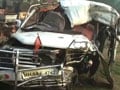 Video : School bus collides with truck near Jalandhar, 11 children killed