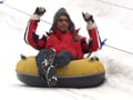 Rasik enjoys the cold weather of Switzerland