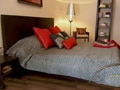 Bachelor pad transformed into a cozy room