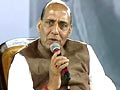 Video : Rajnath Singh admits crisis with Nitish Kumar