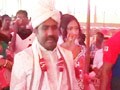 Video : Bihar MLA brings bride home in chopper, Nitish Kumar among 50,000 guests