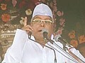 Video : Lalu Prasad addresses 'parivartan' rally in Patna