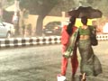 Video : Good news: rains in Delhi. Bad news: rains in rush hour