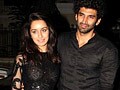 Aditya Roy Kapur and Shraddha Kapoor party together
