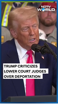 Trump Hits Out At Lower Court Judges Over Deportation Of Gang Members