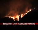 Video : Forest fire stops Vaishno Devi pilgrims