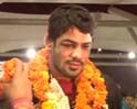 Video : Hero's welcome for world champ Sushil Kumar