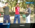 Working out with Mrinal...