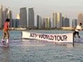 Video : Federer and Nadal play on water