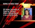 Video : Burns on four-day visit to India