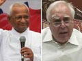 Anna Vs Kapil Sibal on Lokpal Bill