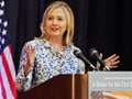 Video : US betting on India, says Hillary in Chennai