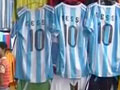 Messi sells, on T-shirts