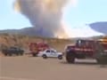 Video: Small plane crashes, starts big fire