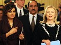 Video : Snakes in your backyard won't bite only neighbours: Hillary to Pak