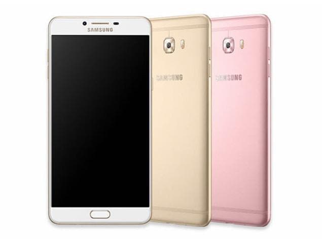 Samsung Galaxy C9 Pro in 3 misc like Gold, Pink Gold, Black. 