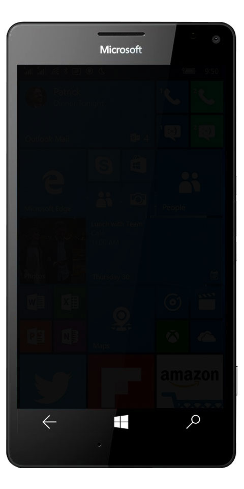 Microsoft Lumia 950 XL Dual SIM Design Images