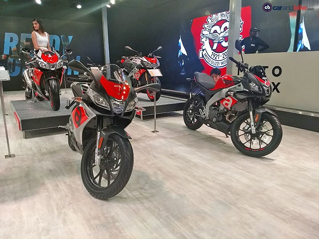 Auto Expo 2018: Aprilia Bikes