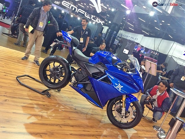 Photo : Auto Expo 2018: Emflux One Electric Superbike