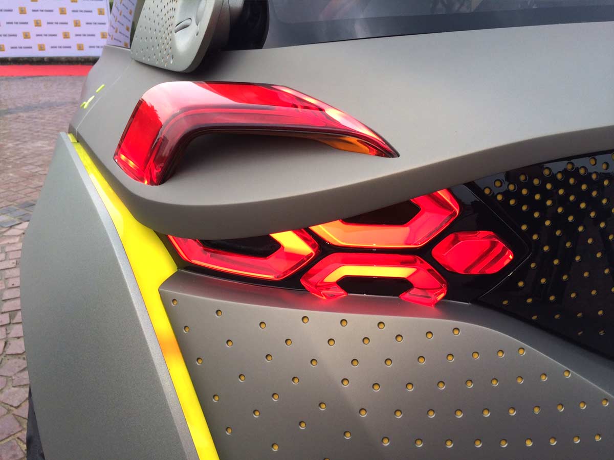 The car is part dune buggy and part SUV, and stays below 4 metres in overall length.