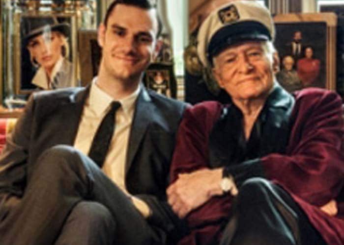 Hugh Herner (right) is founder of Playboy magazine. (Photo: playboyenterprises.com)