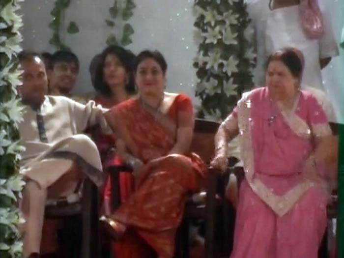 Anil Ambani seen with his family at Chorwad in Gujarat.<br><br>"The entire family participated in vaastu-pooja held at their home," sources close to the family said. <br><br>In the evening, they offered obeisance to their family Goddess at the Chorwadi temple, and many people from the village gathered for the ceremony.