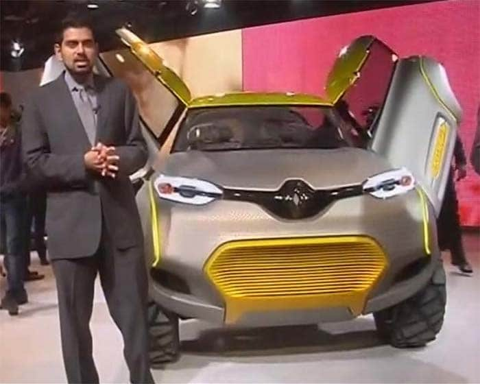 Renault showcased KWID CONCEPT, a concept car targeted at meeting the needs of young customers in the compact car segment.