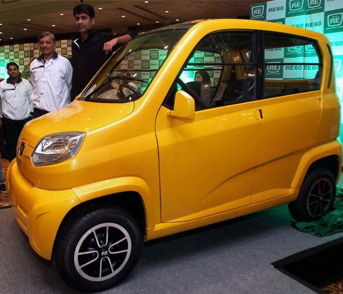 Bajaj Auto will showcase its first ever small car-RE 60-at the Auto Expo 2012.
<br><br>The company claims that the car will have a mileage of close to 40 km per litre and will have a 200 cc engine. The car will be launched later in 2012.
