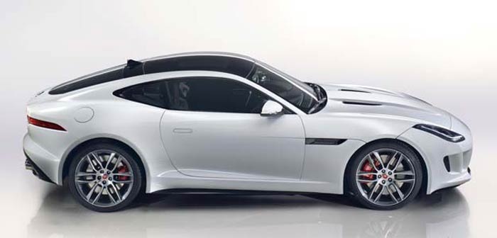 Tata Motors-owned Jaguar Land Rover showcased F-TYPE coupe sports car at the expo. The F-Type Coupe sports a 3 litre V6 engine with 333 horsepower and 450 Newton Metres of torque. The 3 litre V6 S has a higher tuned output of 372 bhp and 460 Nm of torque.