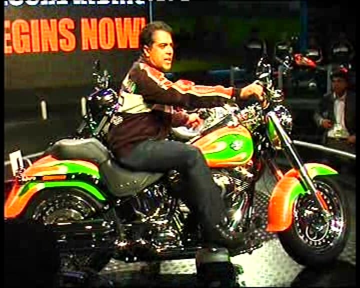 A Harley-Davidson model on display at the 2010 Auto Expo. Iconic US motorcycle maker Harley-Davidson on Tuesday said it will bring 12 motorcycles in the Indian market priced between Rs 6.95 lakh and Rs 34.95 lakh (ex-showroom New Delhi).