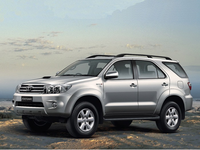 <b>Toyota Fortuner</b><br>
In August 2009, the Toyota management finally decided to not just bring in the Fortuner to India but also to assemble it here.