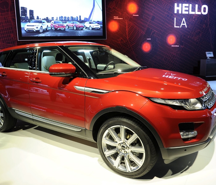 The 2010 Los Angeles Auto Show also saw the global debut of the new 5-door Range Rover Evoque. The model is being promoted as "most smallest, lightest and most fuel-efficient Range Rover ever built." Powered by a 2.0-liter Si4 direct injection, turbocharges gasoline engine generates up to 240 bhp, that sprints the model 0 to 60 mph in 7.1 seconds. (Photo: AFP)