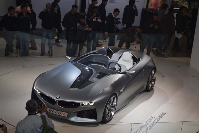 BMW India has unveiled its Vision ConnectedDrive concept study at the Delhi Auto Expo 2012.