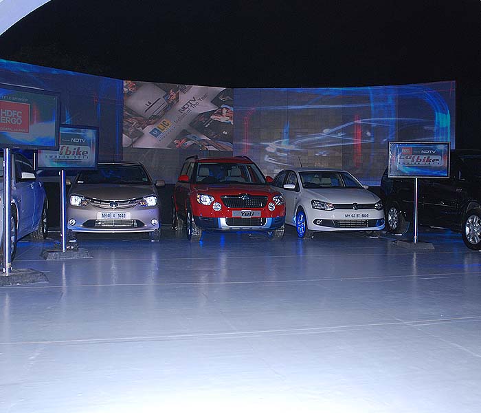 Some of the nominees on display at the show. Since its foundation, the CNB awards have created a niche for itself in the automobile industry and with the automobile lovers.