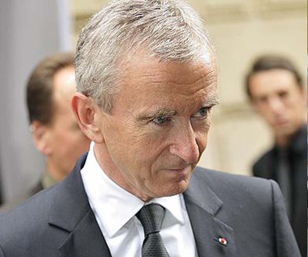 Bernard Arnault: <b>Net Worth: $27.5 billion</b><br><br>
France's Bernard Arnault, 61, whose LVMH sells Louis Vuitton, Moet & Chandon, and other luxury goods, was ranked seventh with his net worth at $27.5 billion.