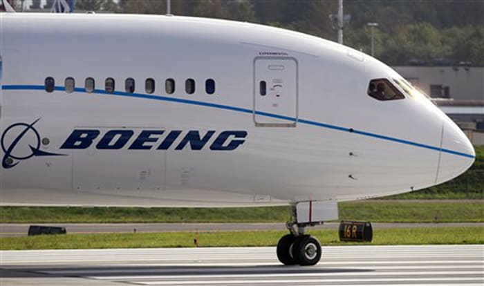 A Boeing 787 test plane moves into position for take off on its first flight on October 4, 2010, from Paine Field, in Everett, Washington. (AP Photo)<br />   	 
The test flight of one of Boeing 787 Dreamliner test airplanes had to be cut short as the pilot chose to land the plane early due to some maintenance issue. Boeing said the diversion was only precautionary and the hour-long flight is still considered a success. 
<br />   	 
The plane is one of two 787 flight test planes with GE engines. The other four have Rolls-Royce engines. Boeing hopes to deliver the first 787 early next year, more than two years late.<br />