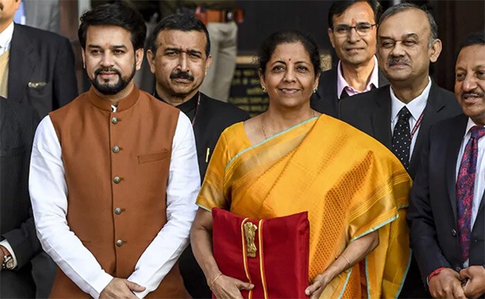 Budget documents: It  is a set of documents tabled in Parliament as part of Budget. It includes Budget Speech, Annual Financial Statement, Demands for Grants (DG), Expenditure Budget, Receipts Budget, Expenditure Profile, and Macroeconomic Framework and Fiscal Policy Strategy Statements. In this picture, Finance Minister Nirmala Sitharaman is seen carrying Budget documents on February 1, 2020.