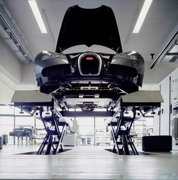 Bugatti Veyron is assembled by hand at the company's headquarters Molsheim in France.