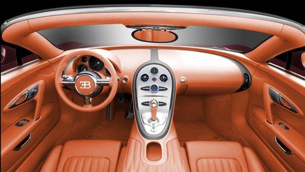 Bugatti Veyron, which uses components made of special materials like titanium, carbon fibre and magnesium.