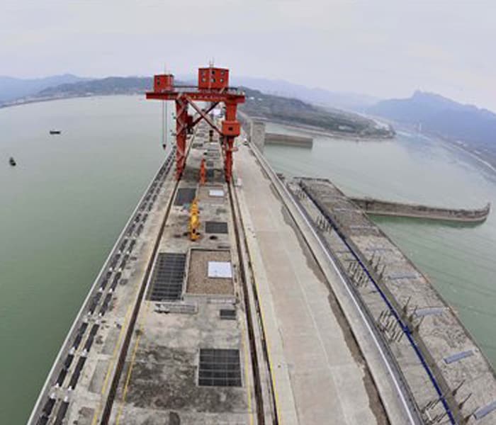 The mammoth $23 billion project on the upper reaches of China's longest river, the Yangtze, is touted by China as the best way to end centuries of floods along the river basin and to provide energy to fuel the country's economic boom. (Photo: AP)