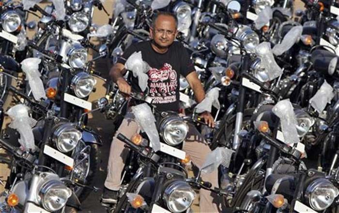 Royal Enfield chief executive officer Venki Padmanabhan at the company's Chennai factory. The company sold 74,600 motorcycles in 2011, a 40% increase, all made at its 57-year-old factory in Chennai, and is spending $30 million this fiscal year in a push to double capacity and upgrade manufacturing technology.