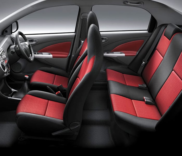 A look inside Toyota Etios. (Photo courtesy: Toyota)