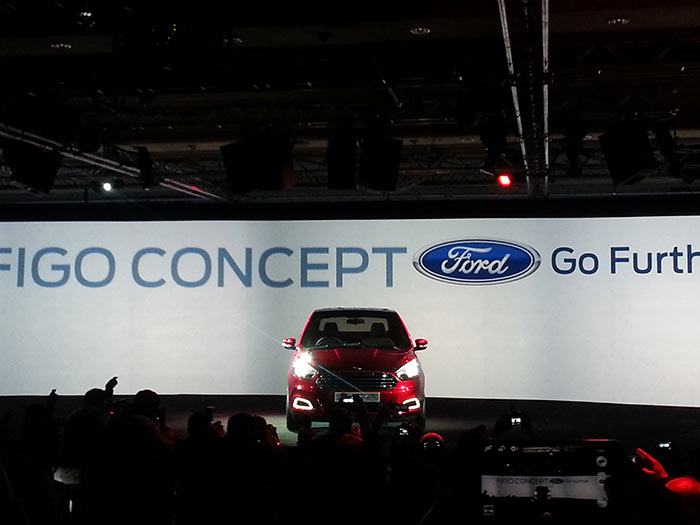 With Figo Concept, Ford plans to offer a compact sedan without compromising on premium design or features.