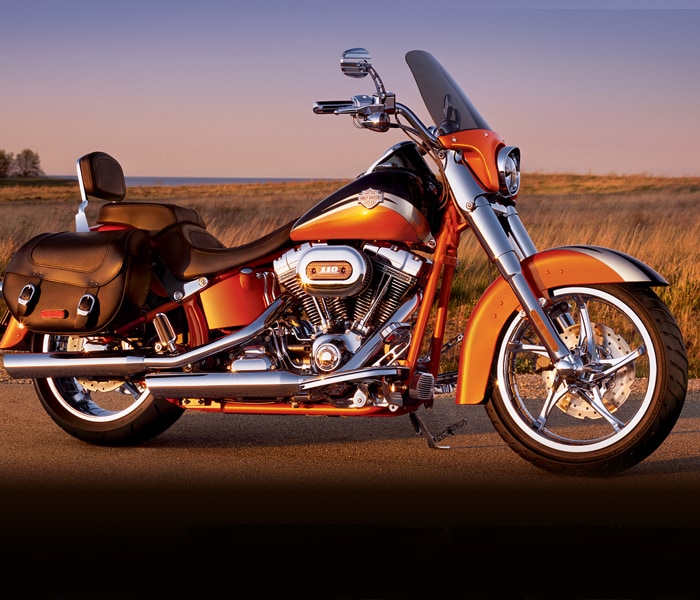 The 2010 Harley-Davidson motorcycles