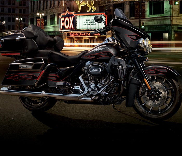 The 2010 Harley-Davidson motorcycles