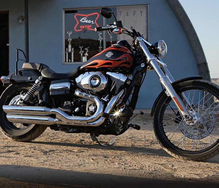 The 2010 Harley-Davidson motorcycles