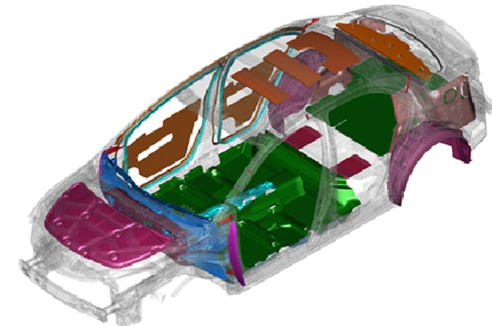 Air guides beneath the vehicle smooth air flow, triple mufflers reduce exhaust noise, and wheel well liners lessen road noise in the Kizashi. All this ensures a quiet and cool cabin.